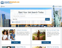 Tablet Screenshot of newyorkjobnetwork.com